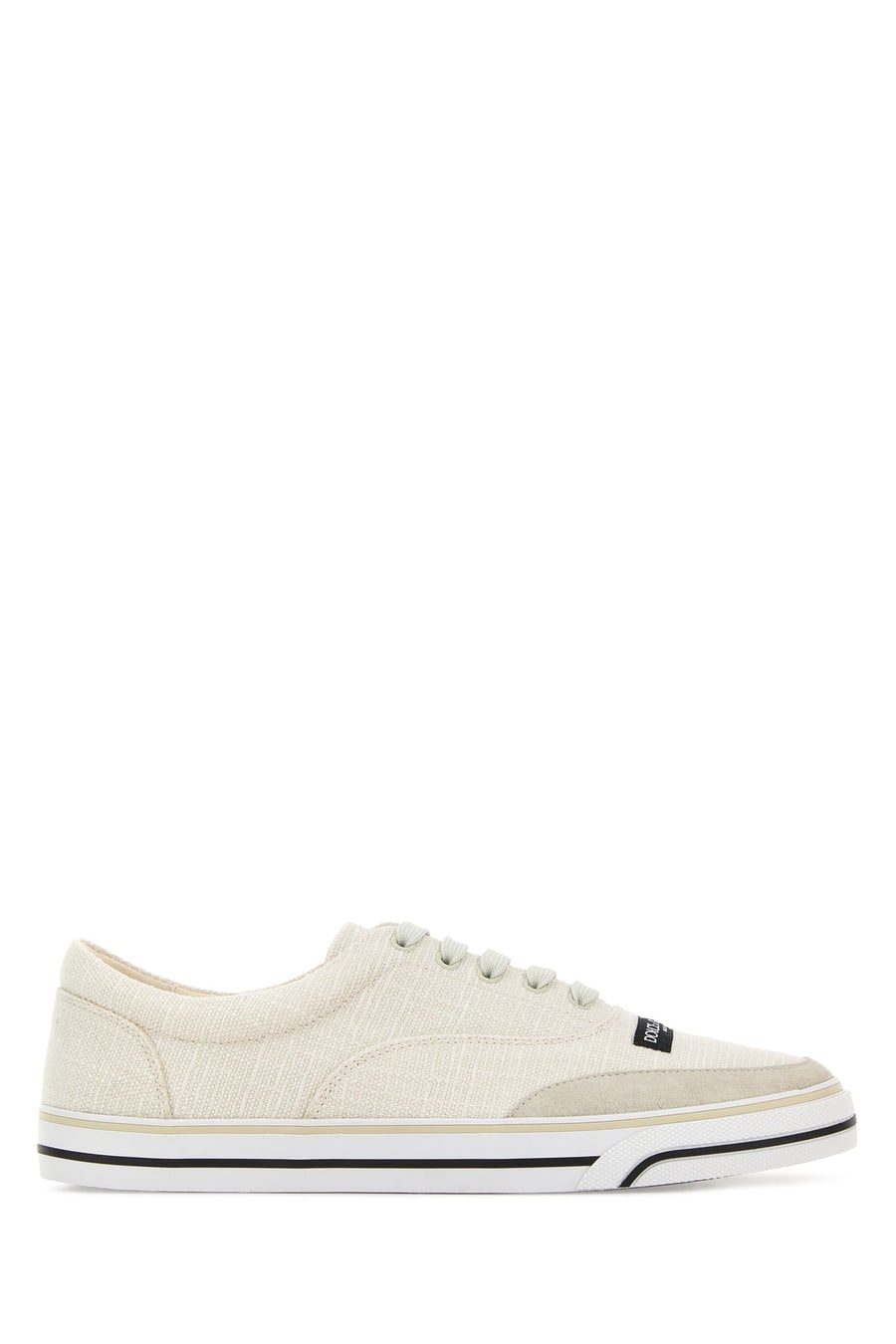 Dolce & Gabbana Sneakers DG Sailing in tela avorio