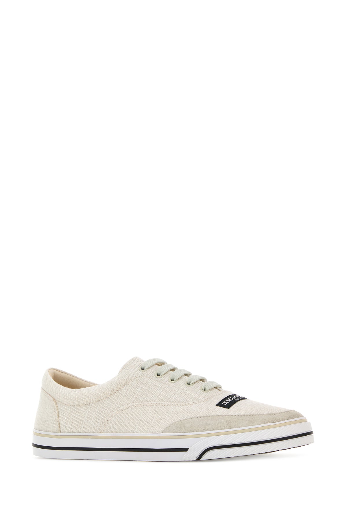 Dolce & Gabbana Sneakers DG Sailing in tela avorio, view 2