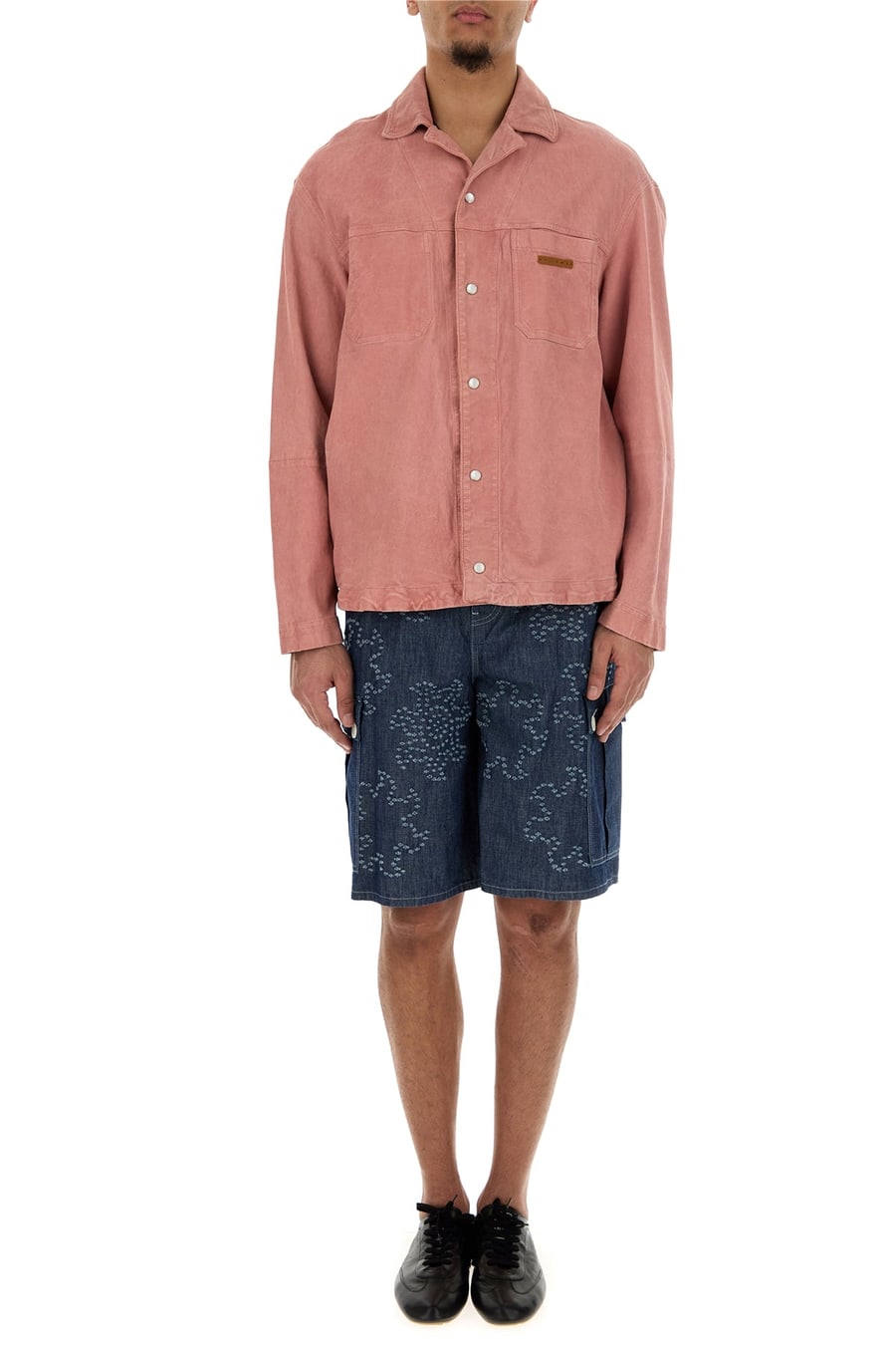 Marni Bermuda in denim, view 6