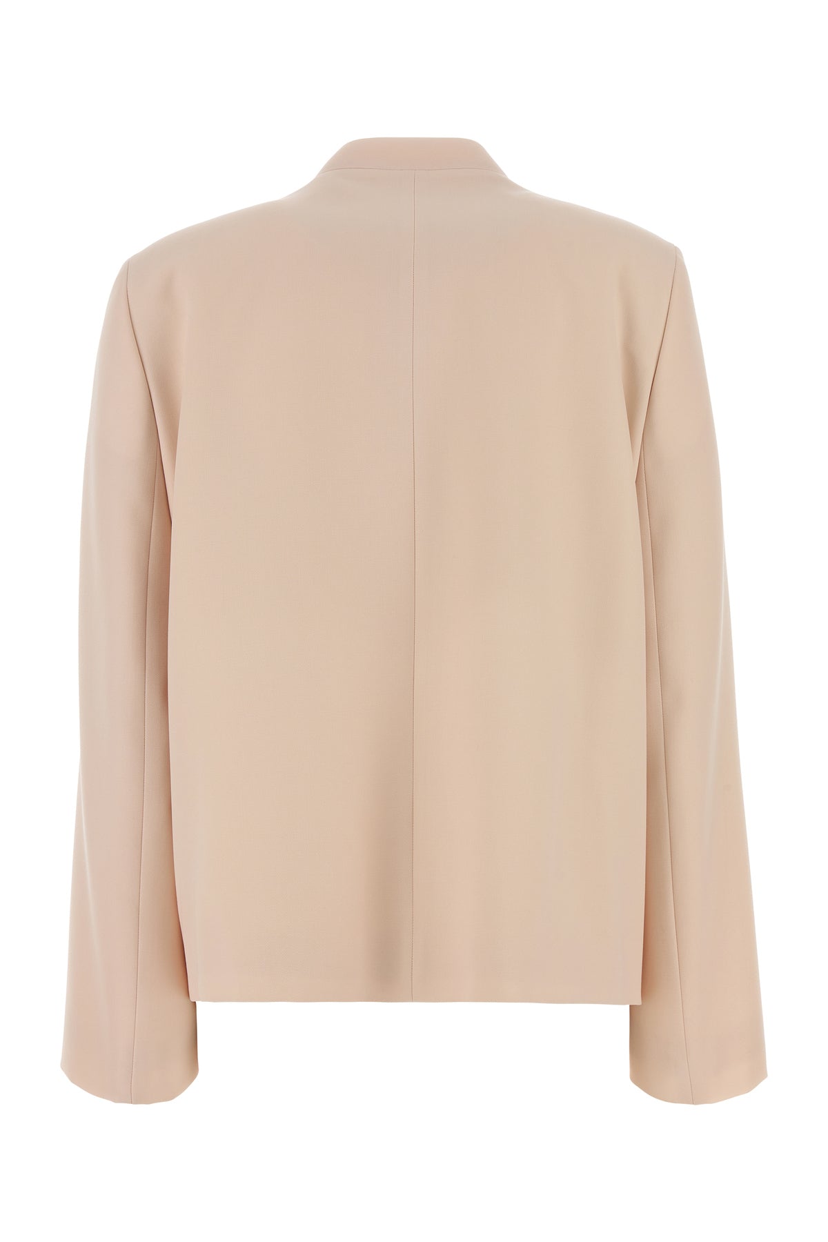 Jil Sander Giacca in lana rosa pastello, view 2