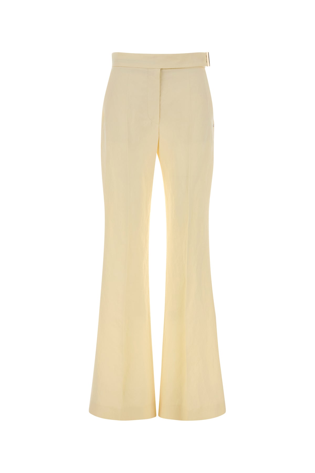 Sportmax Pantalone Piacere in misto viscosa giallo pastello