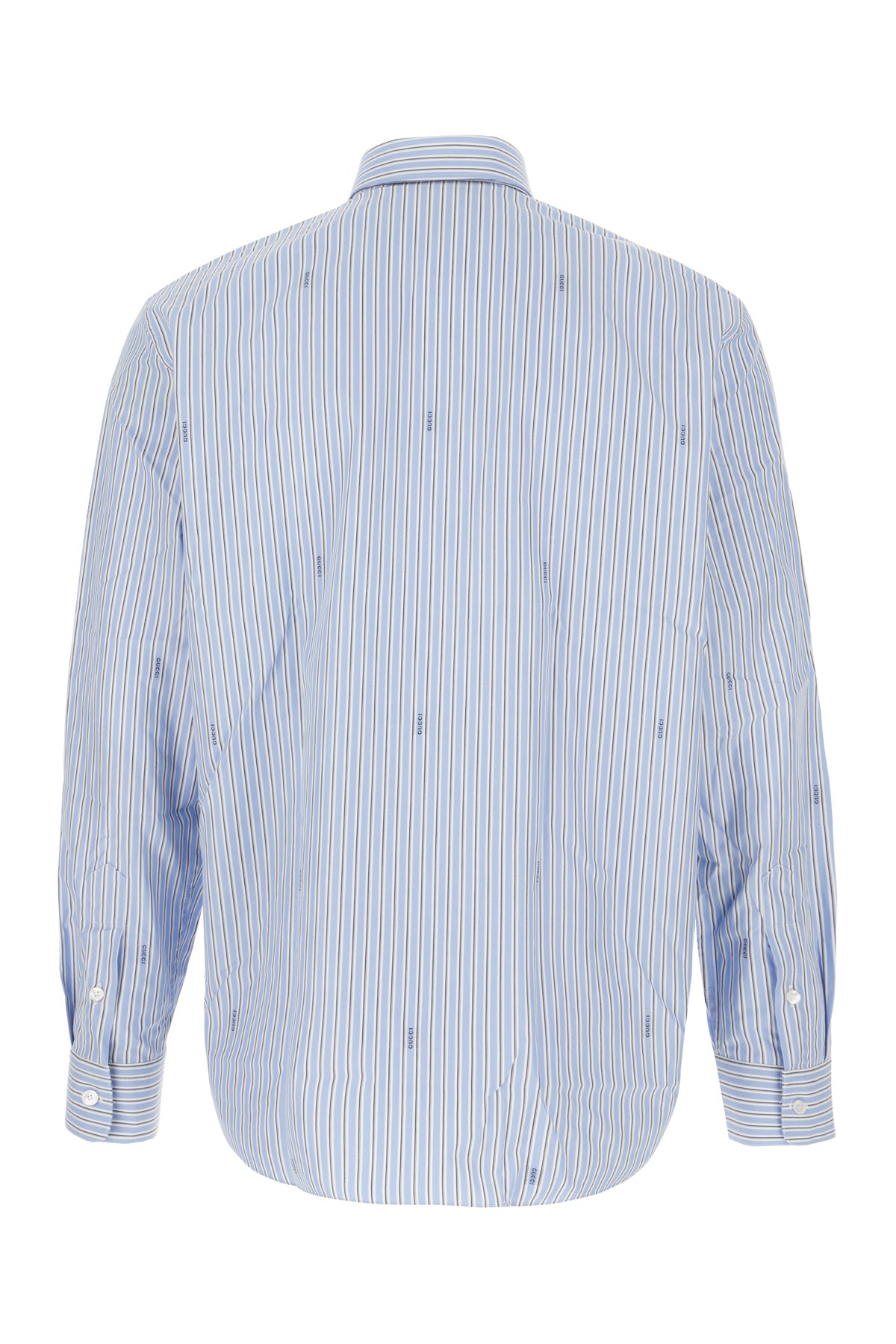 Gucci Camicia in popeline ricamato, view 2