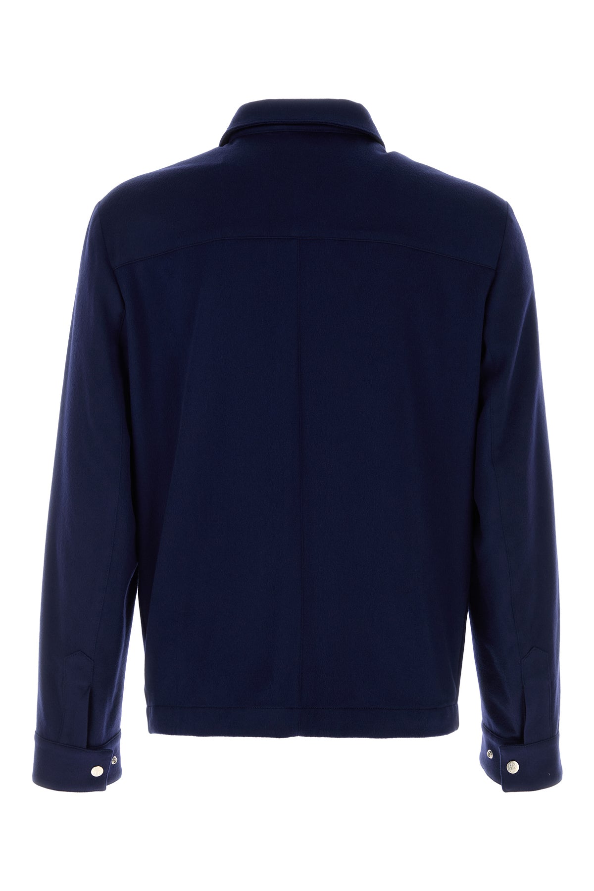 Brunello Cucinelli Giacca in cashmere blu, view 2