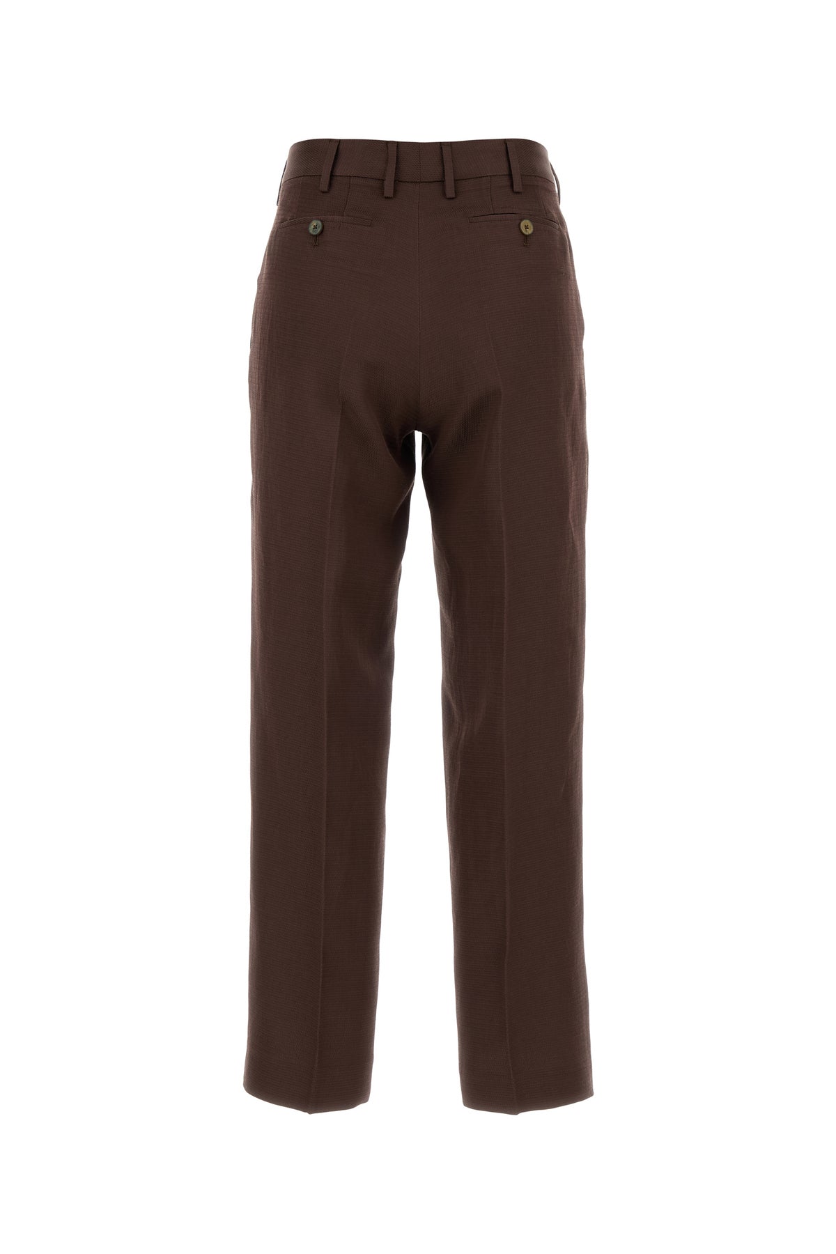 PT Torino Pantalone Emma in twill cioccolato, view 2