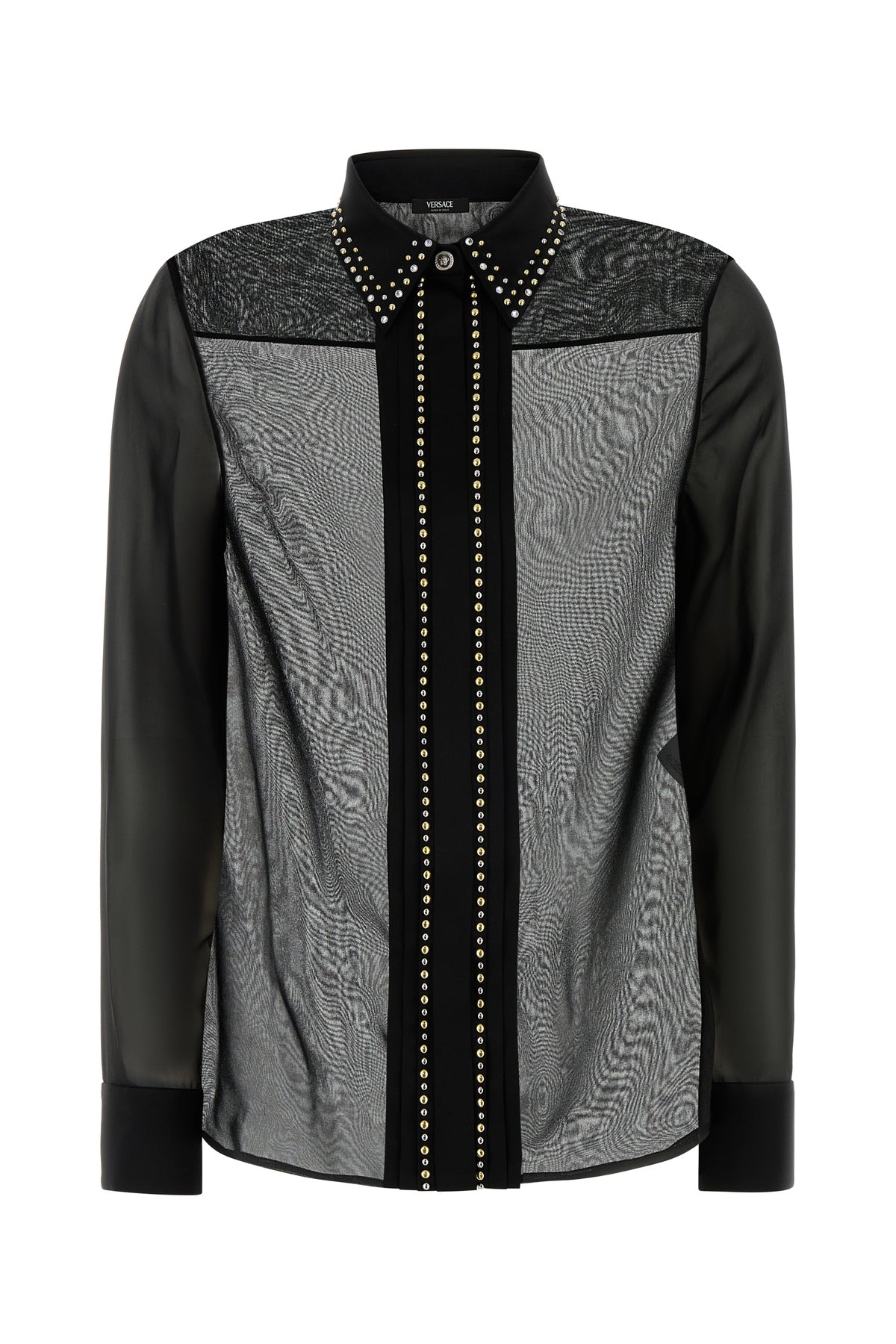 Versace Camicia in seta nera