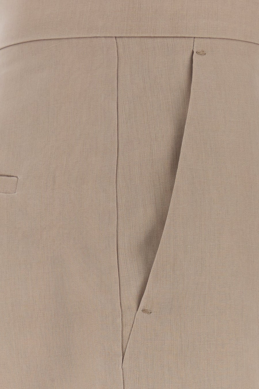 Max Mara Shorts Aerosi in seta rosa antico, view 3