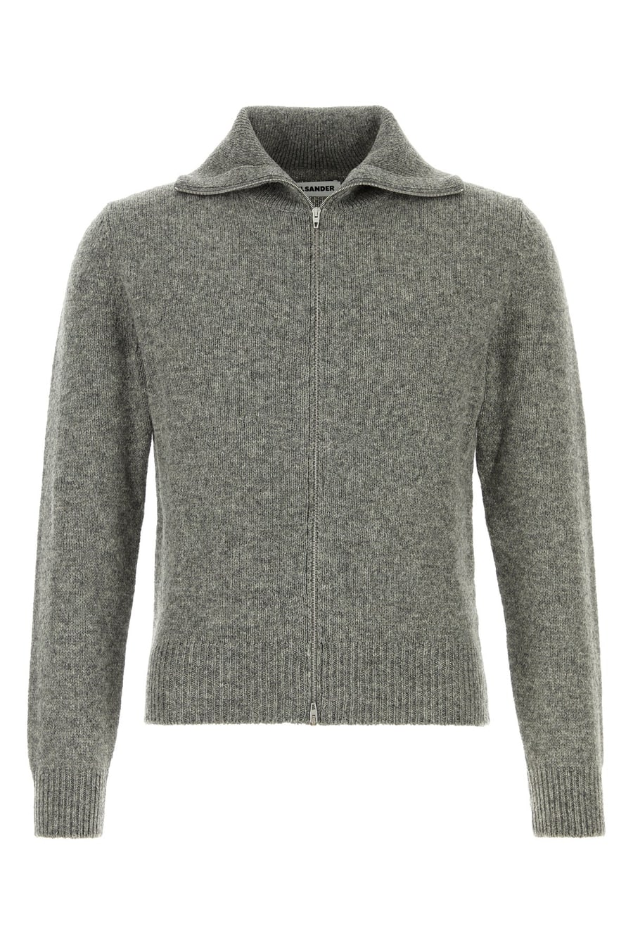 Jil Sander Cardigan in misto lana grigia