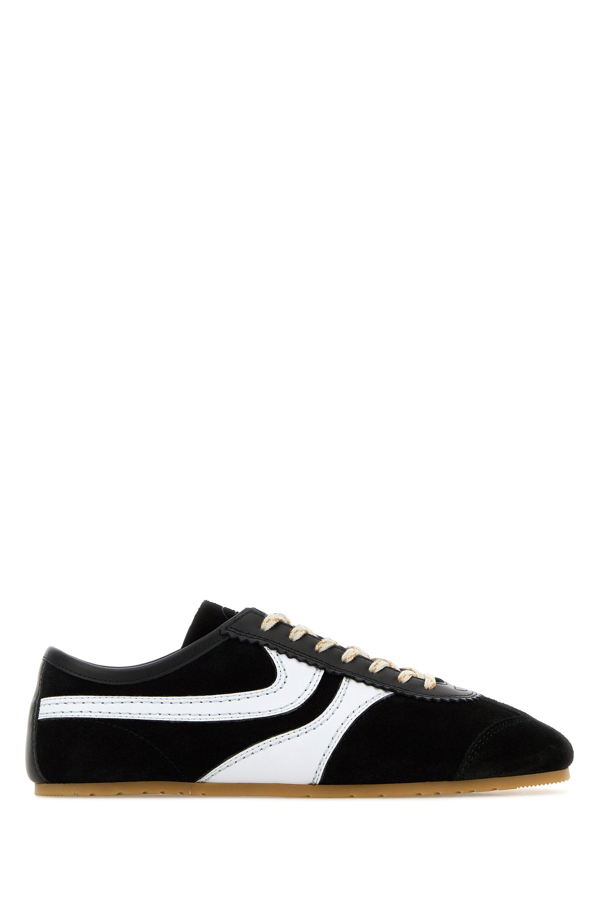 Dries Van Noten Sneakers in pelle scamosciata nera