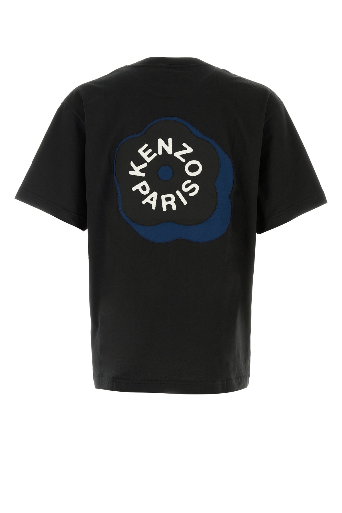 KENZO T-shirt oversize in cotone nero, view 2