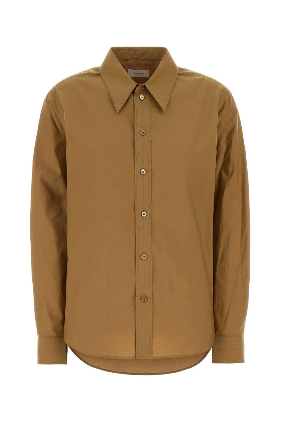 Lemaire Camicia in popeline cammello