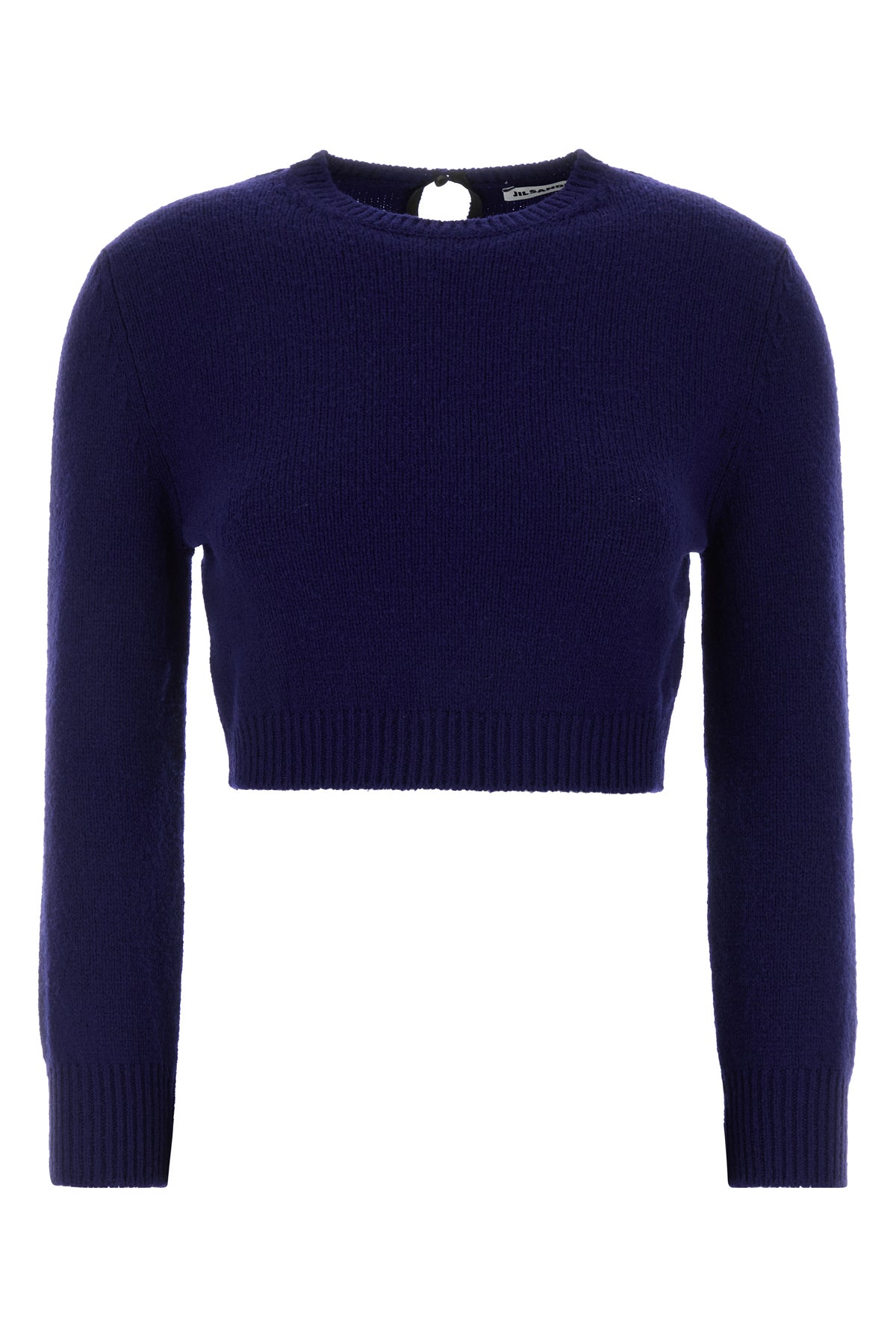 Jil Sander Maglione in misto lana blu