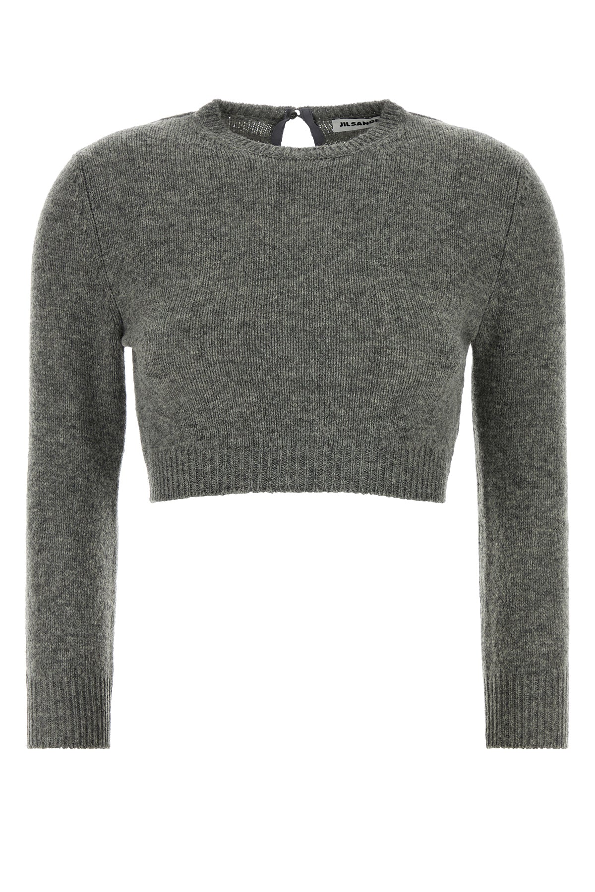 Jil Sander Maglione in misto lana grigia