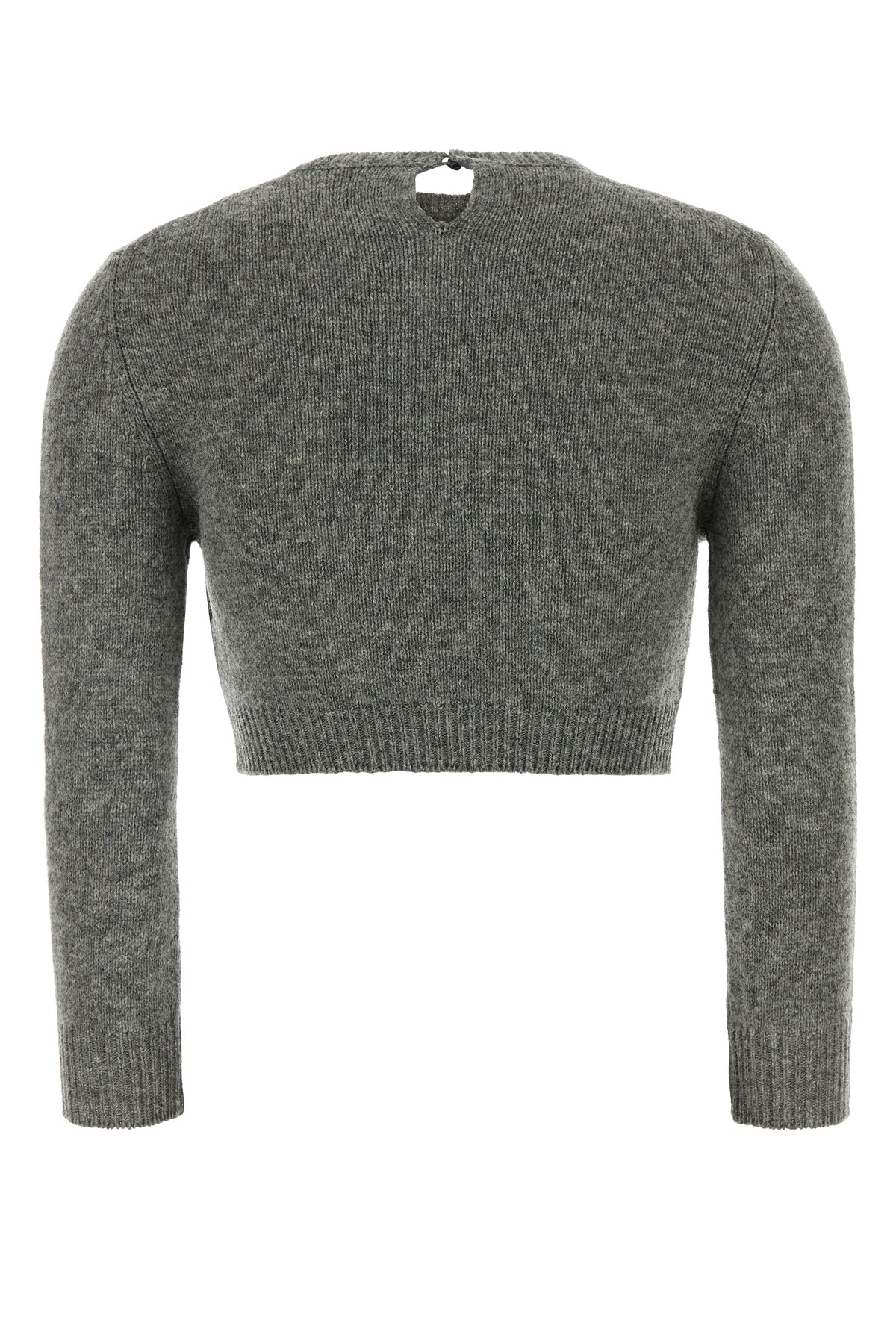 Jil Sander Maglione in misto lana grigia, view 2