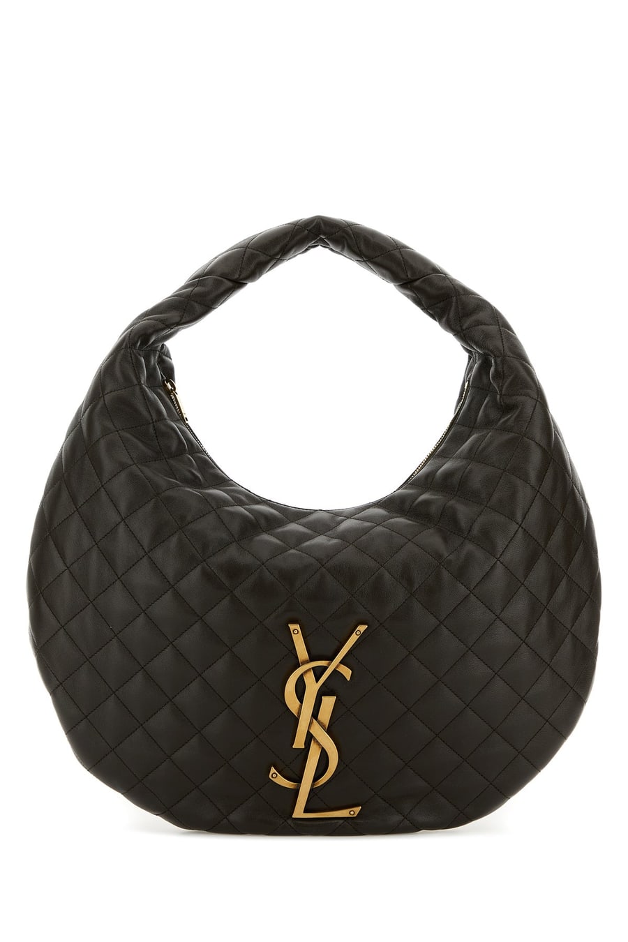 Saint Laurent Borsa a spalla Icare in nappa fango