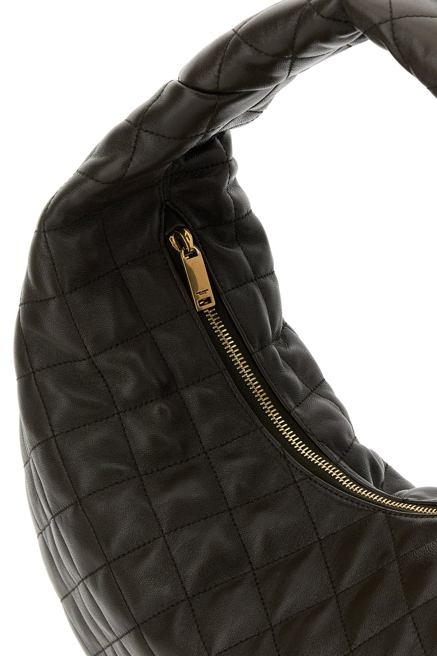 Saint Laurent Borsa a spalla Icare in nappa fango, view 4