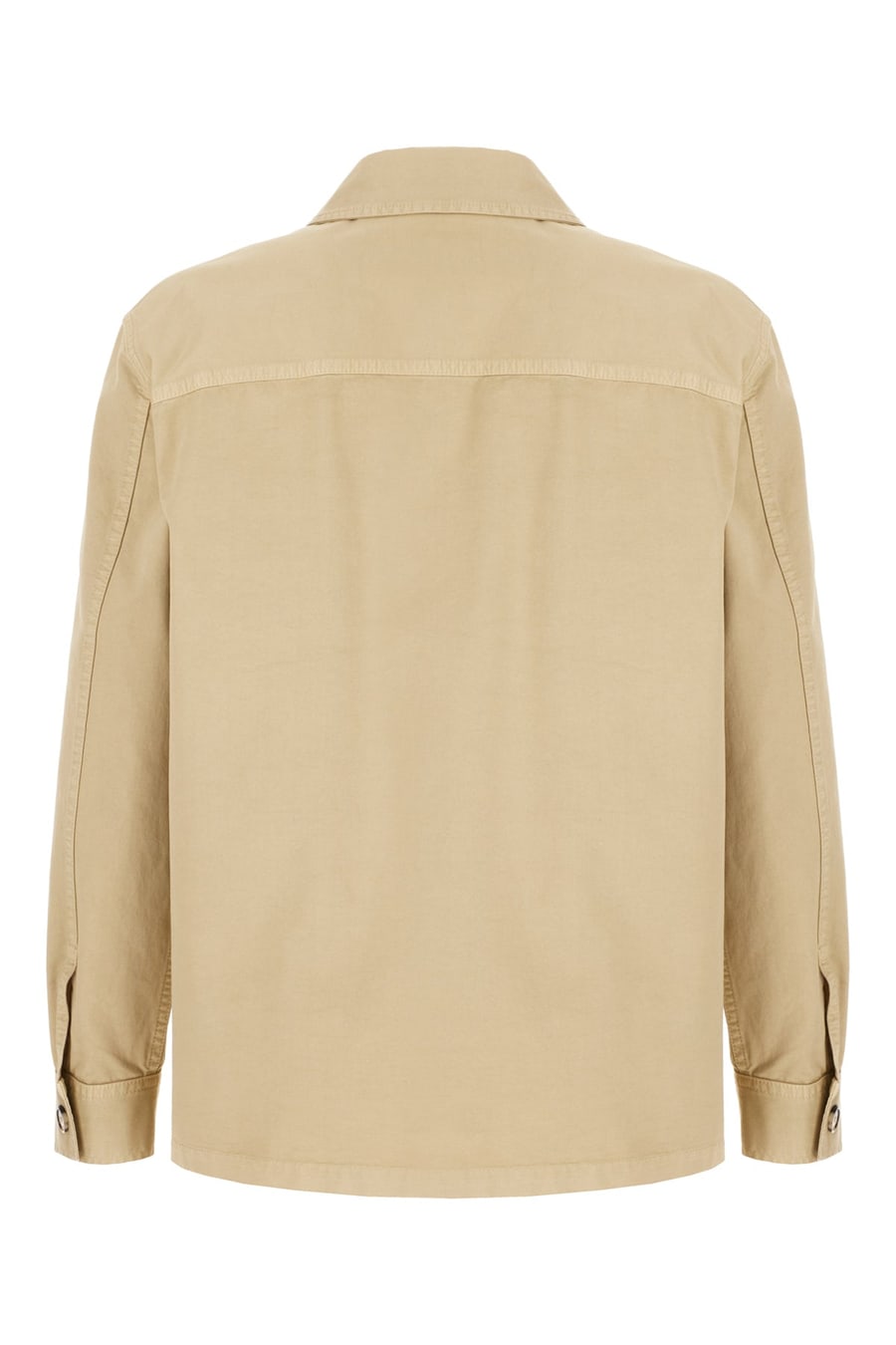Saint Laurent Camicia in cotone beige, view 2