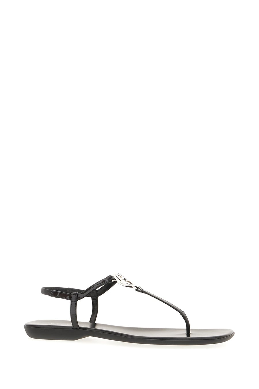 Gucci Sandali in pelle nera, view 2