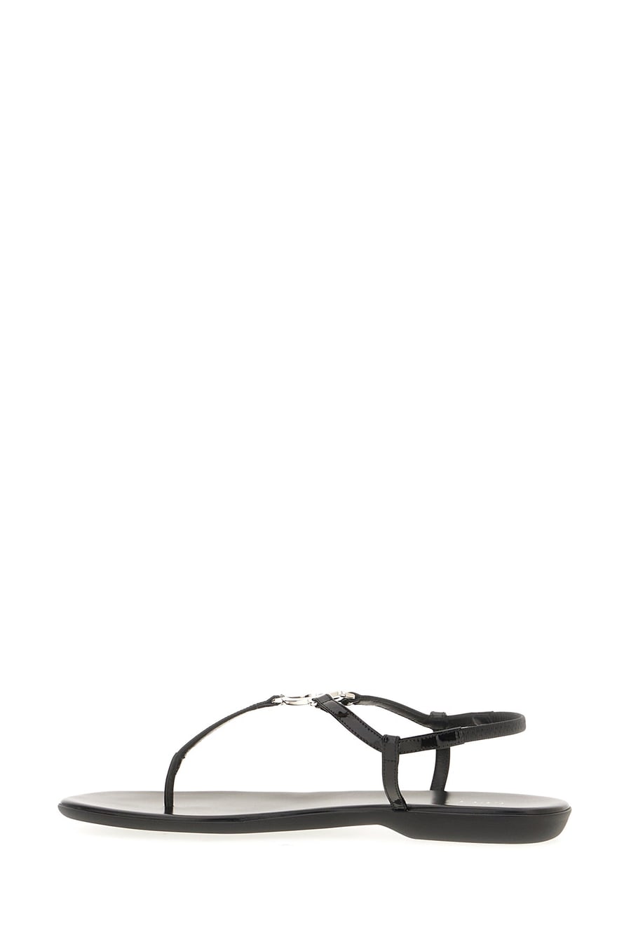 Gucci Sandali in pelle nera, view 3