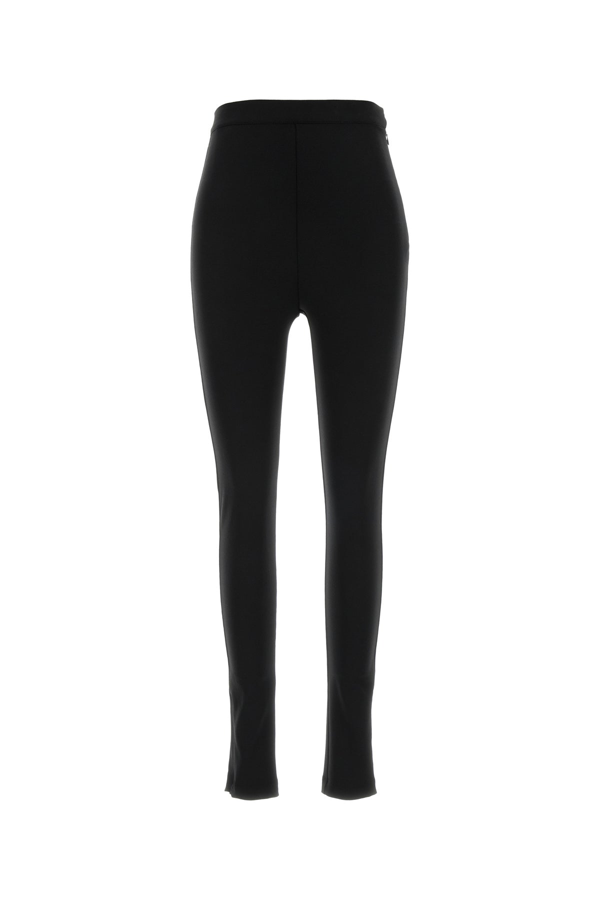 Jil Sander Pantalone in misto lana vergine stretch nera