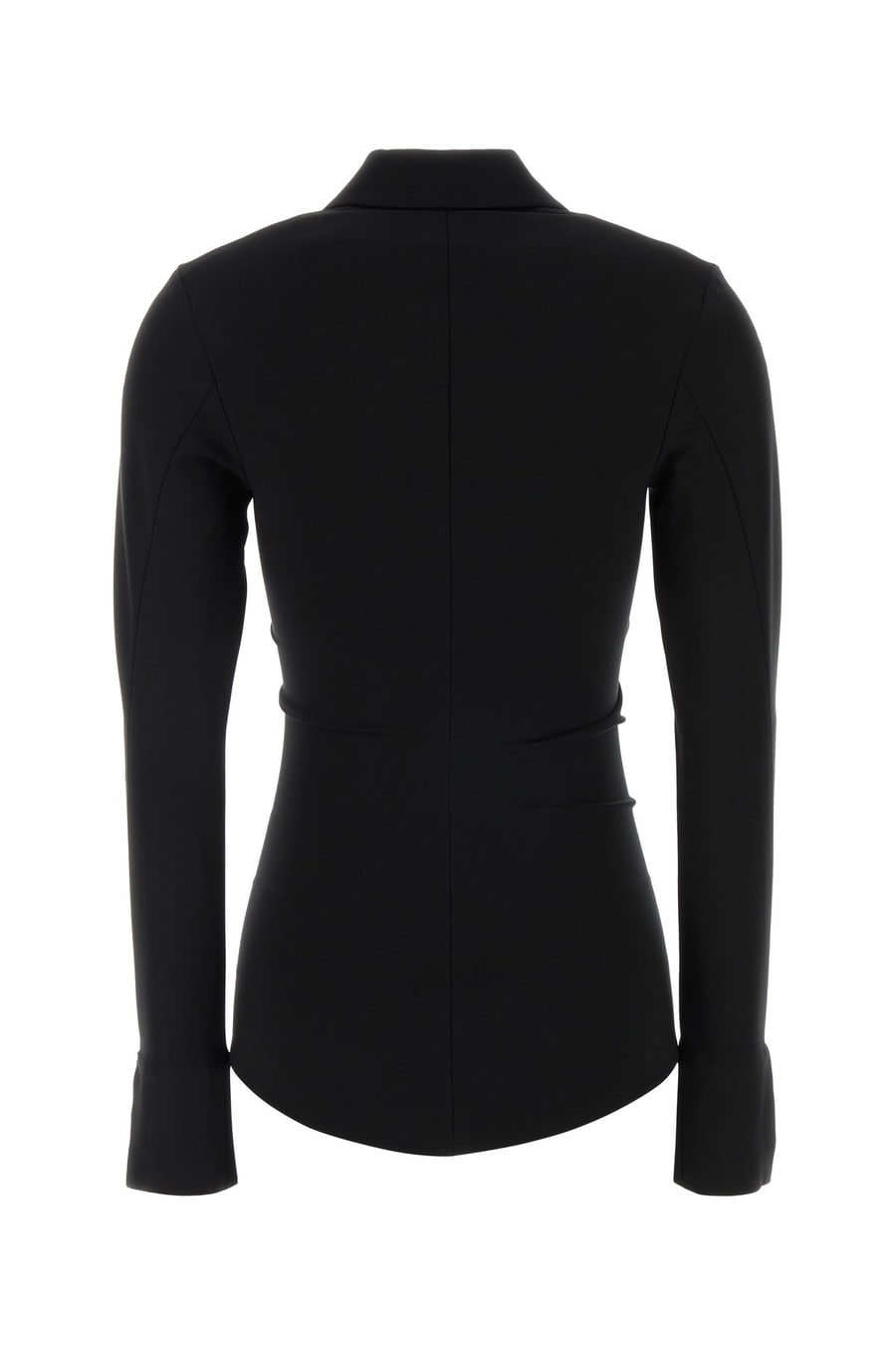 Jil Sander Camicia in jersey nero, view 2