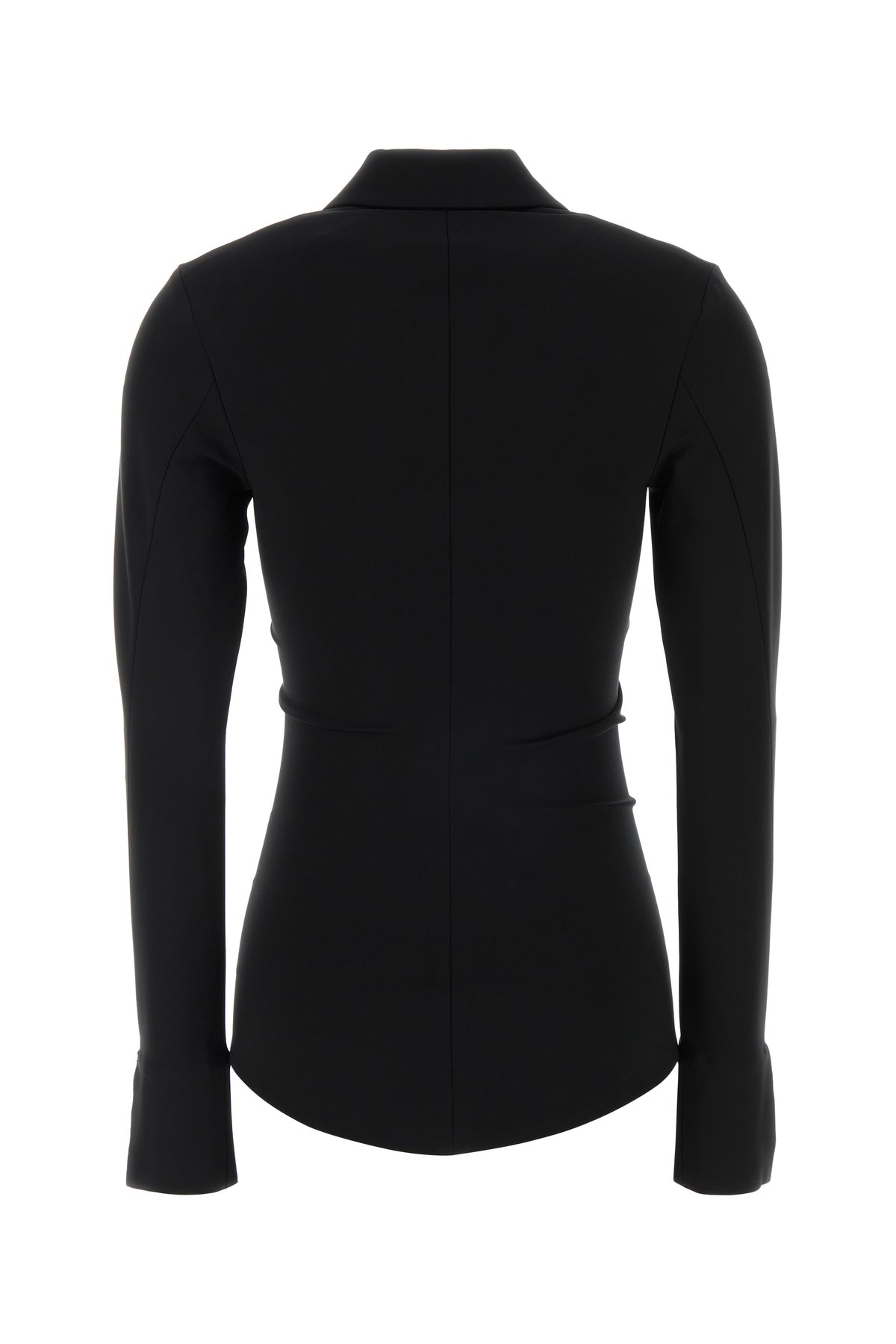 Jil Sander Camicia in jersey nero, view 2