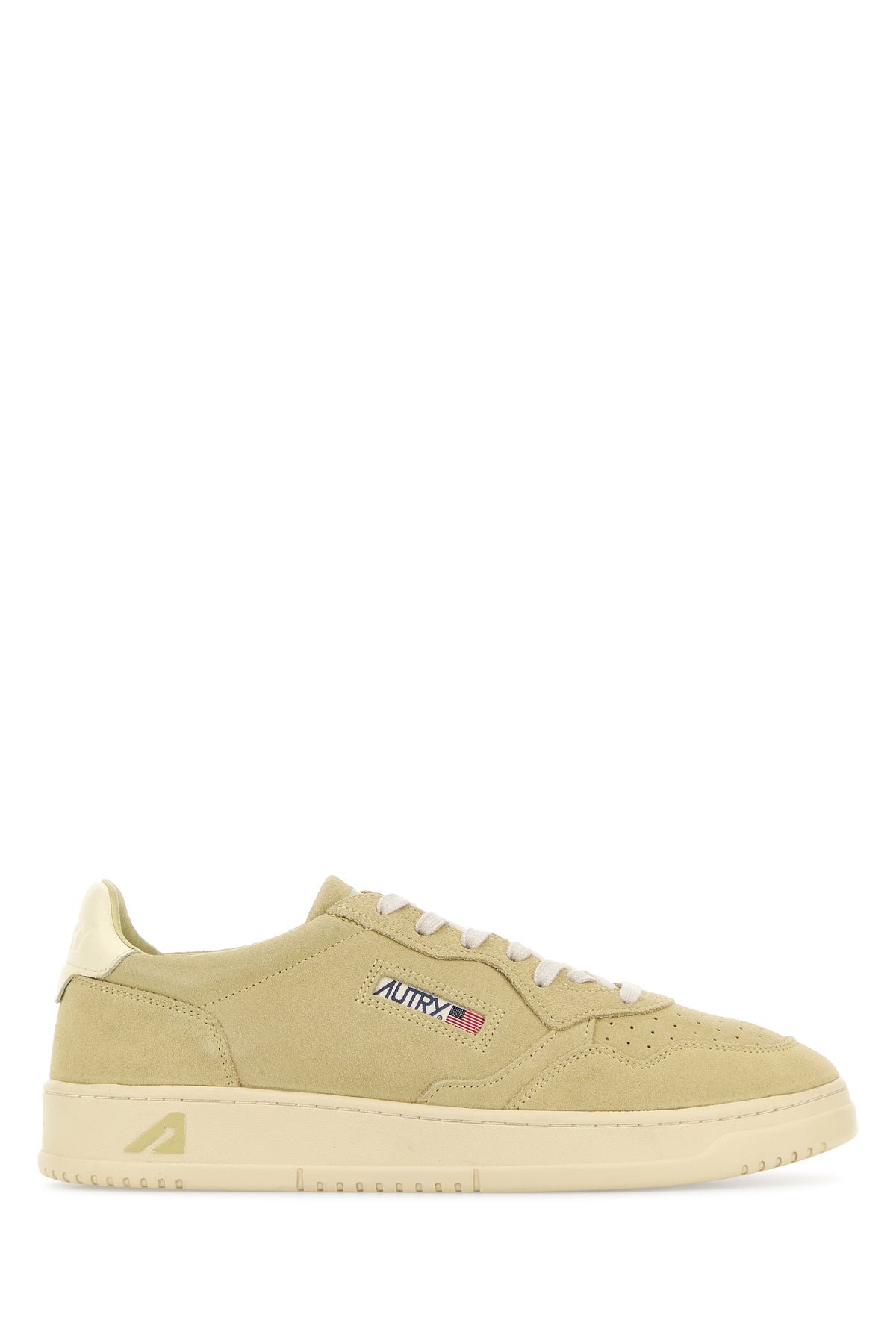 Autry Sneakers Medalist in pelle scamosciata verde pistacchio