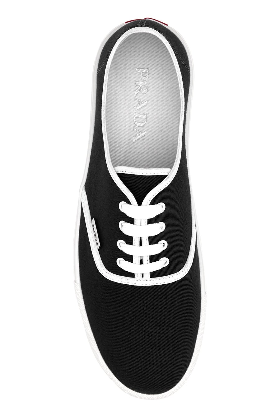 Prada Sneakers in tela nera, view 4