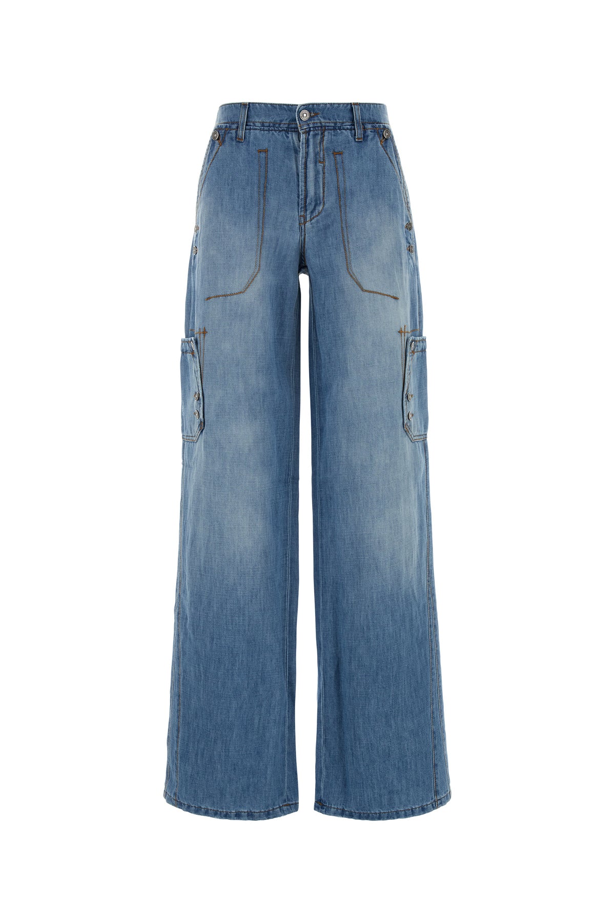 ERMANNO SCERVINO Jeans cargo in denim
