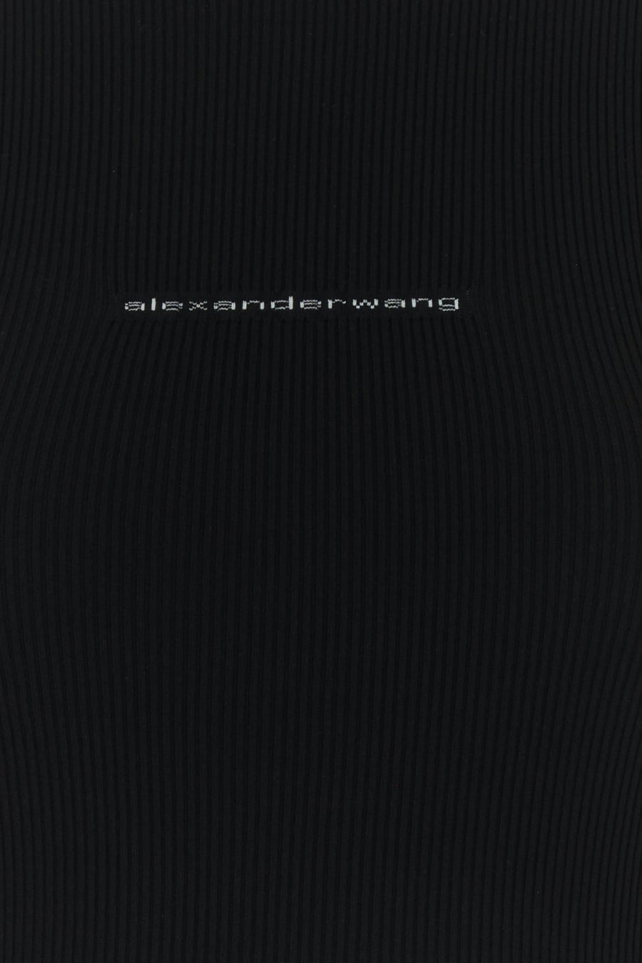 ALEXANDER WANG T-shirt in nylon stretch nero, view 3