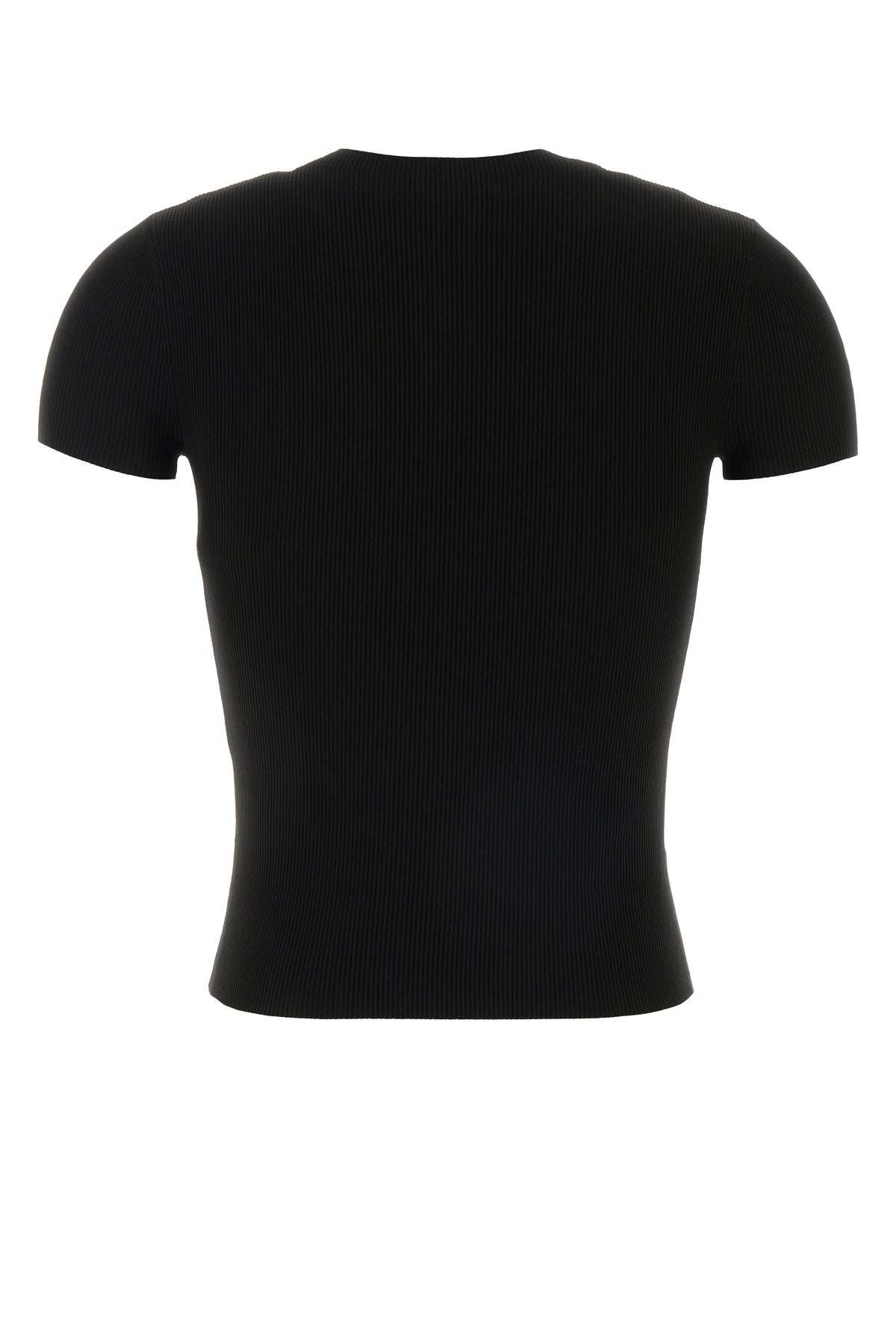 ALEXANDER WANG T-shirt in nylon stretch nero, view 2