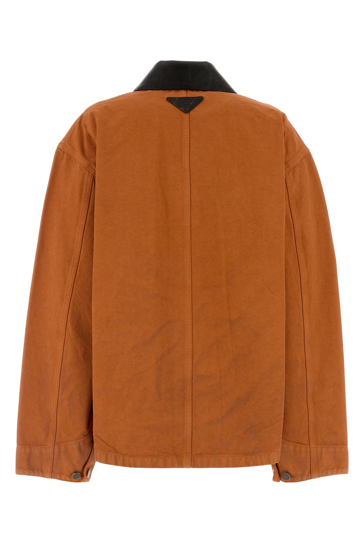 Prada Giubbino in denim arancione, view 2