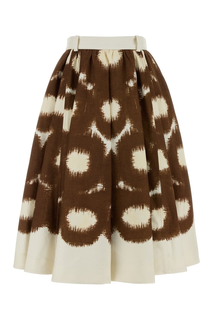 Prada Gonna in cotone stampato
