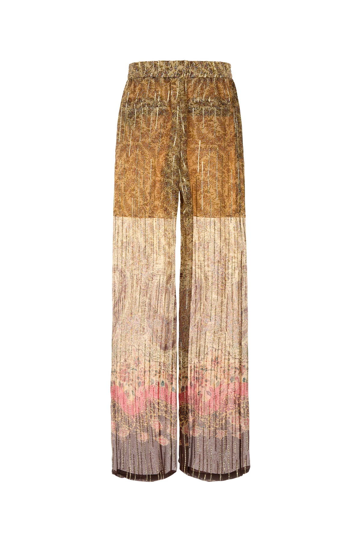 Valentino Garavani Pantalone dalla gamba ampia in pekin stampato, view 2