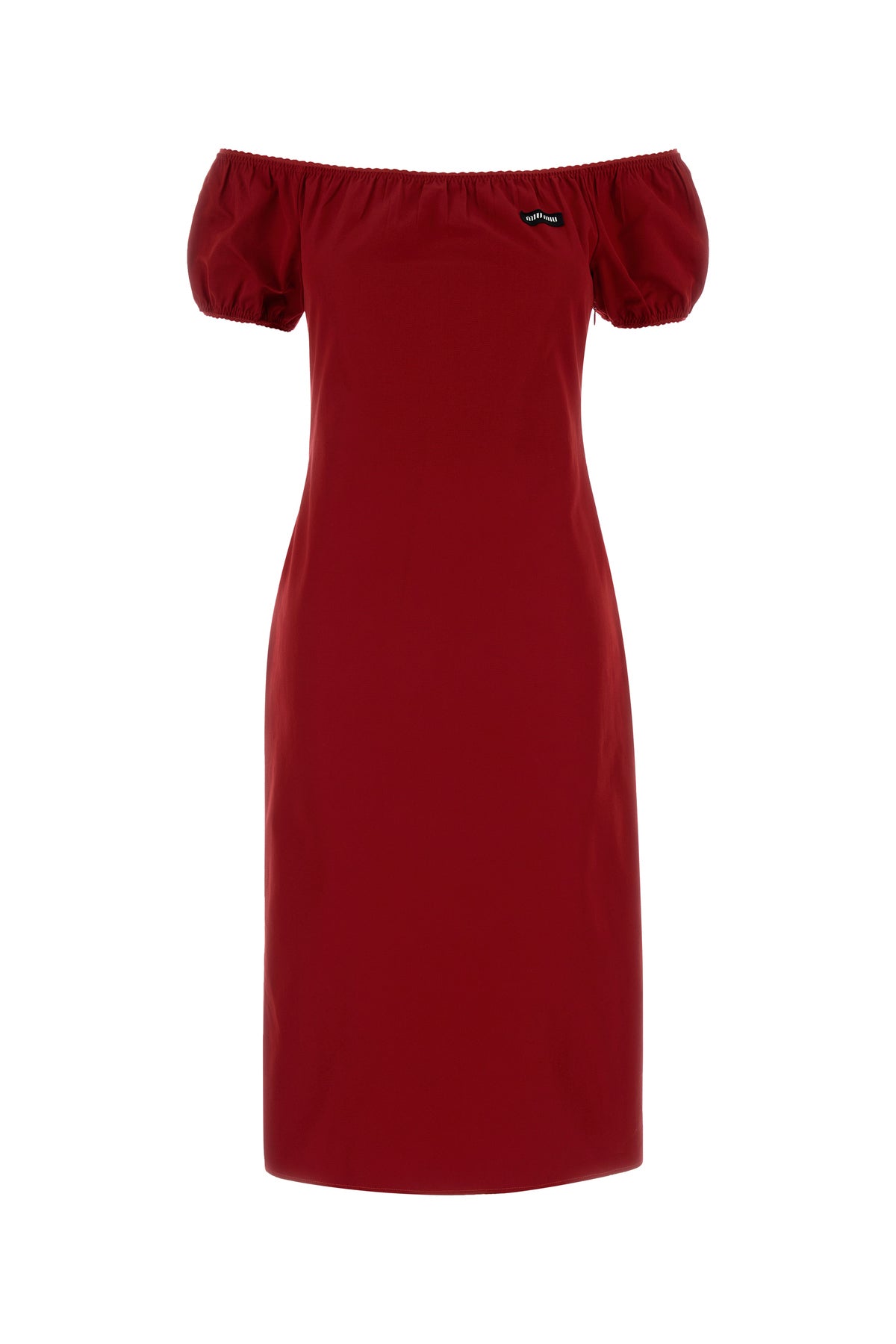 Miu Miu Abito in popeline rosso