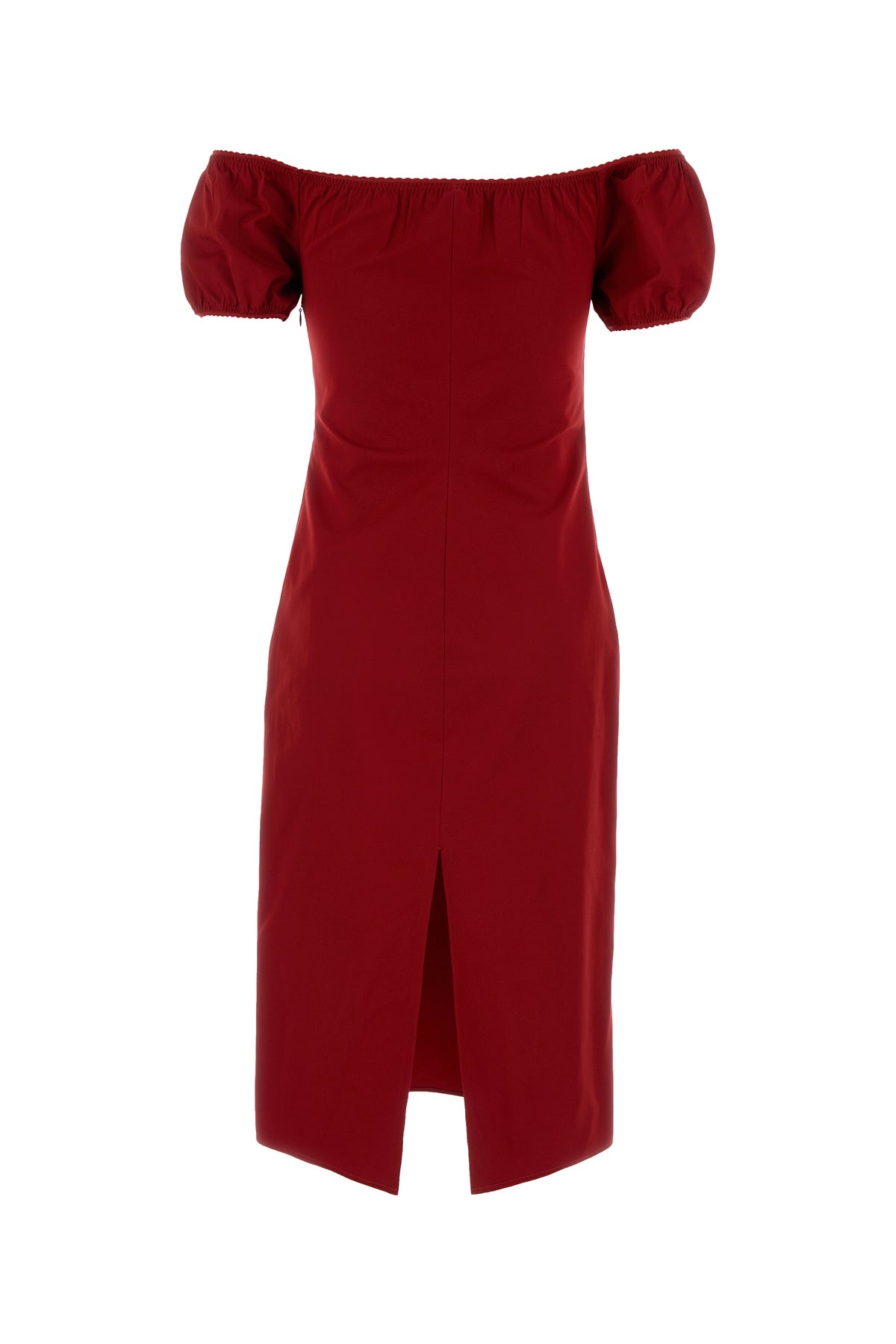 Miu Miu Abito in popeline rosso, view 2