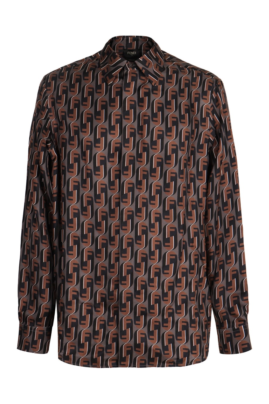 Fendi Camicia in seta stampata