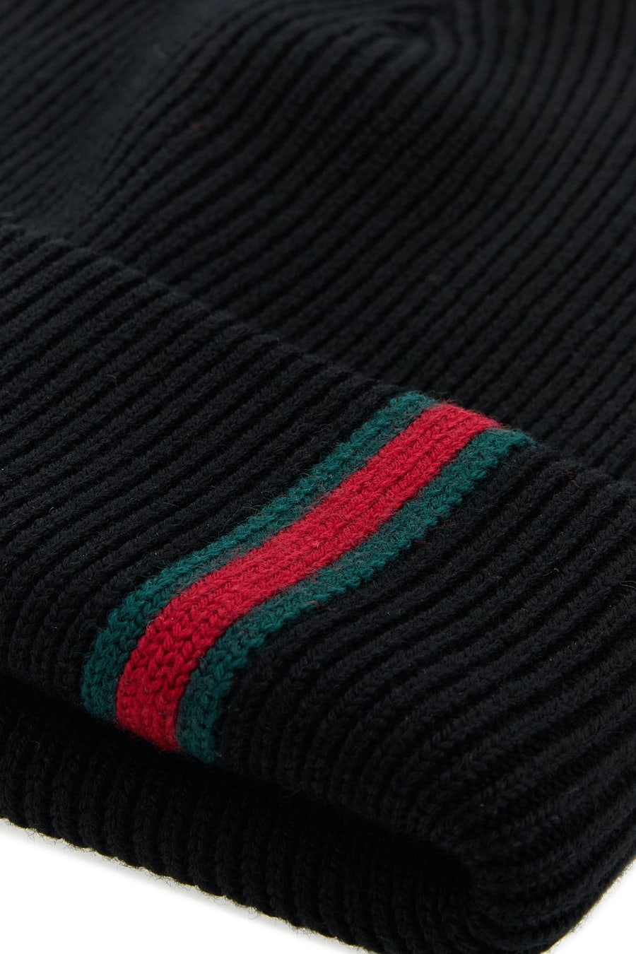 Gucci Cuffia in lana nera, view 3