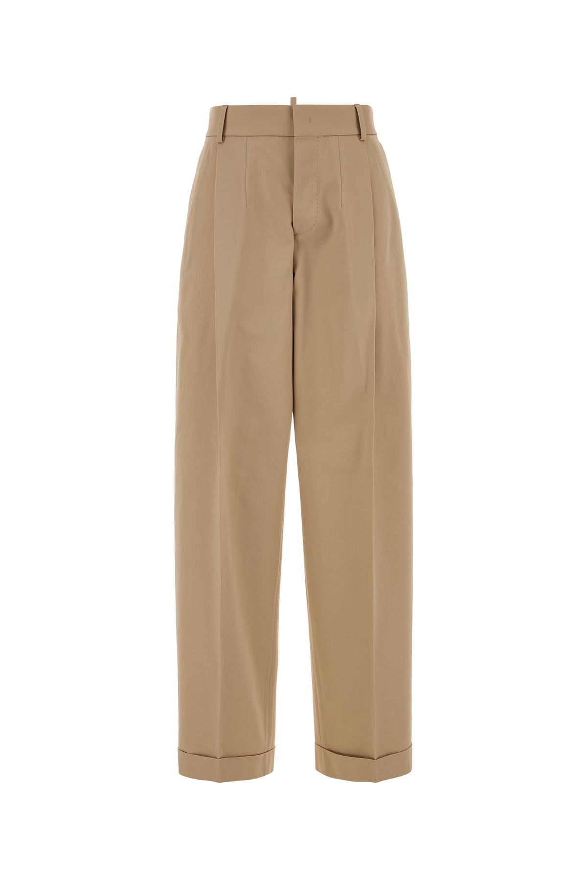 Dsquared2 Pantalone in gabardine beige