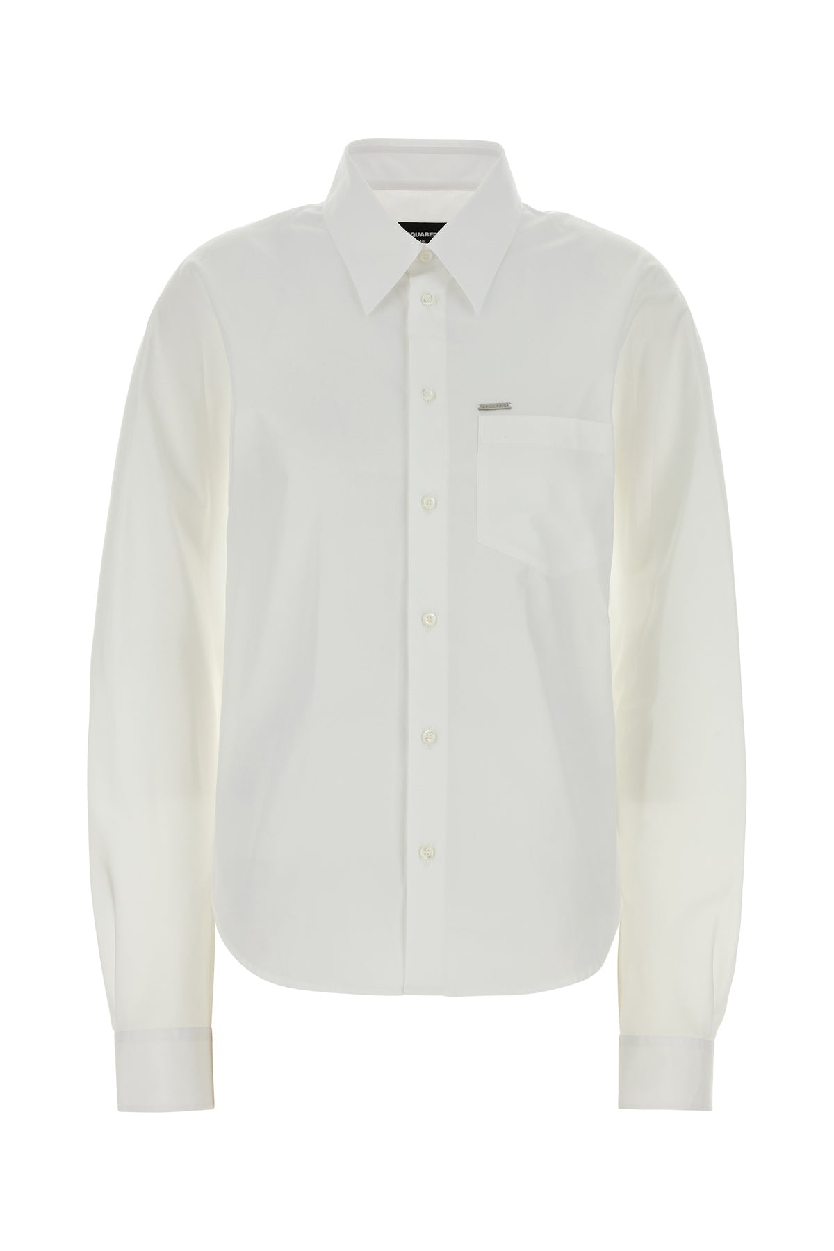 Dsquared2 Camicia in popeline bianco