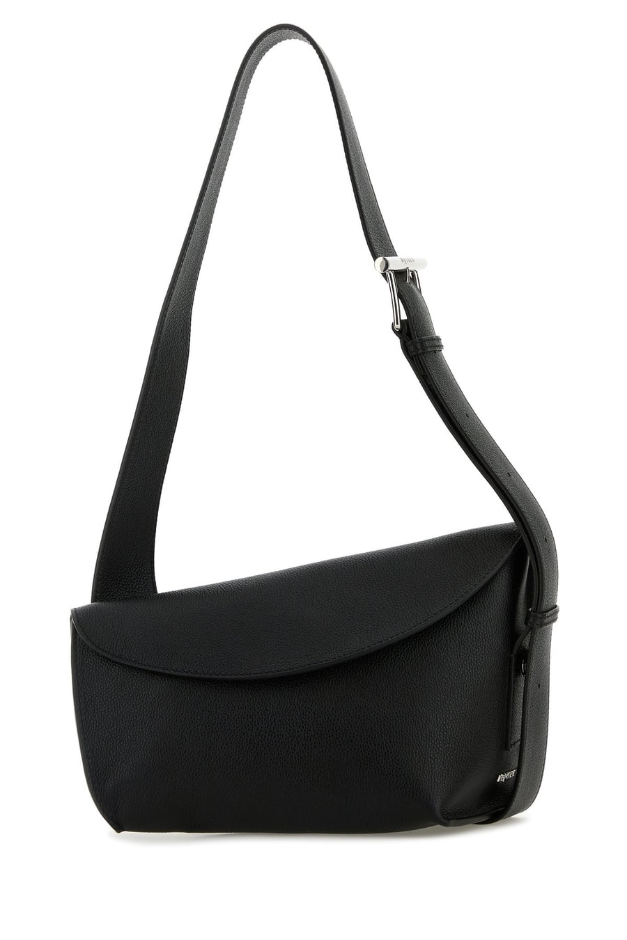 Alexander McQueen Borsa a tracolla Sling T-Bar grande in pelle nera