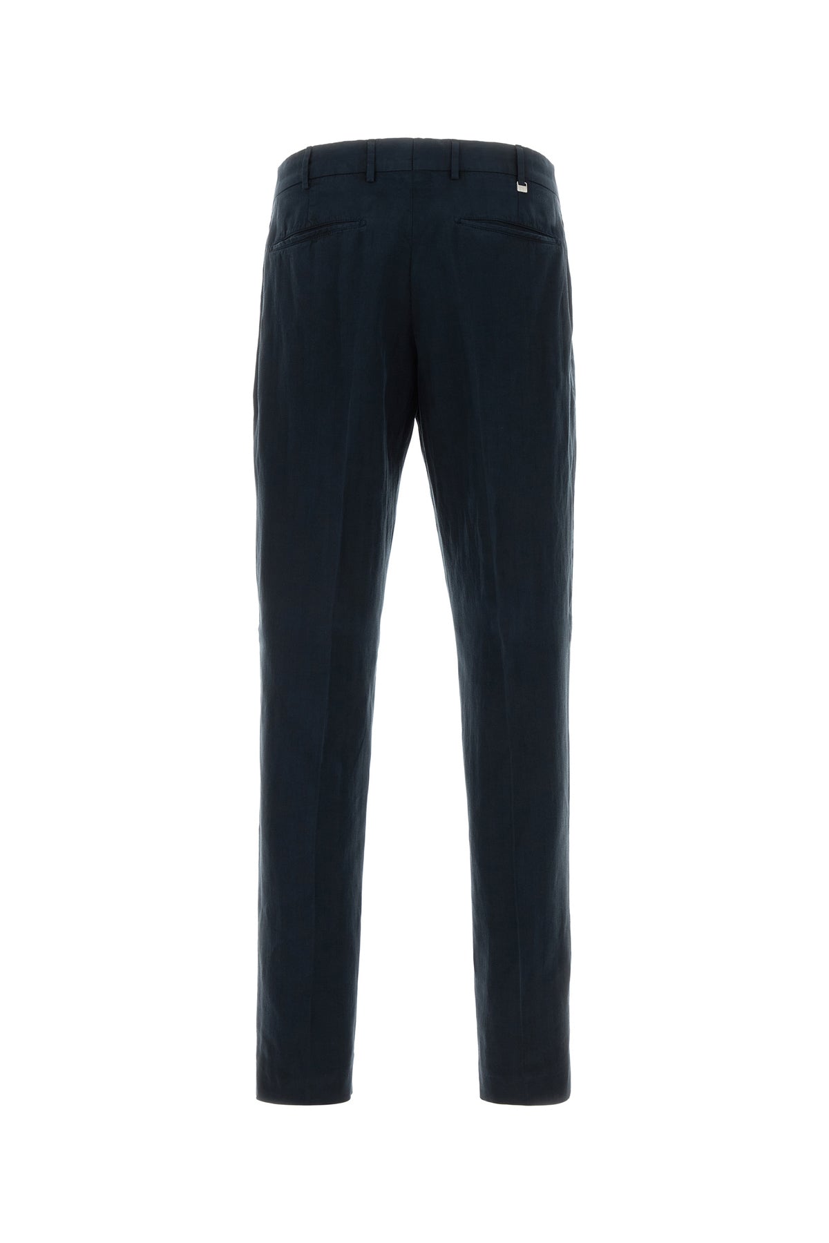 PT Torino Pantalone in misto lyocell blu navy, view 2