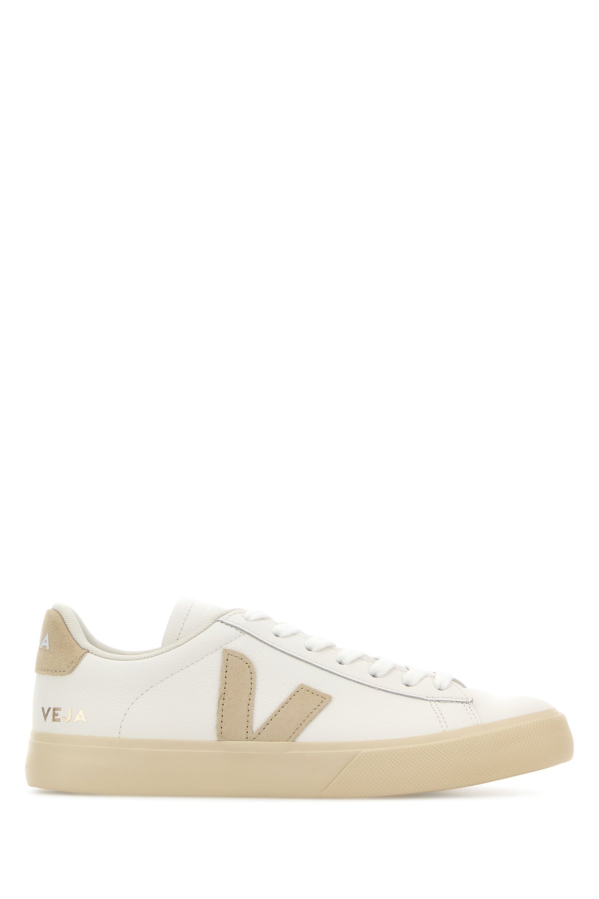 VEJA Sneakers Campo in pelle chromefree bianca