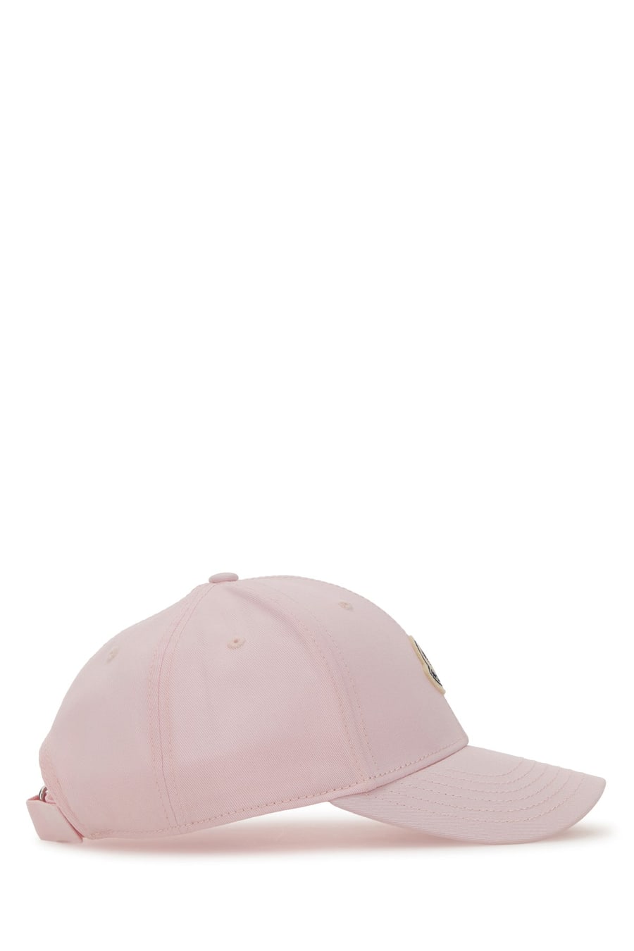 Moncler Cappello da baseball in cotone rosa, view 2