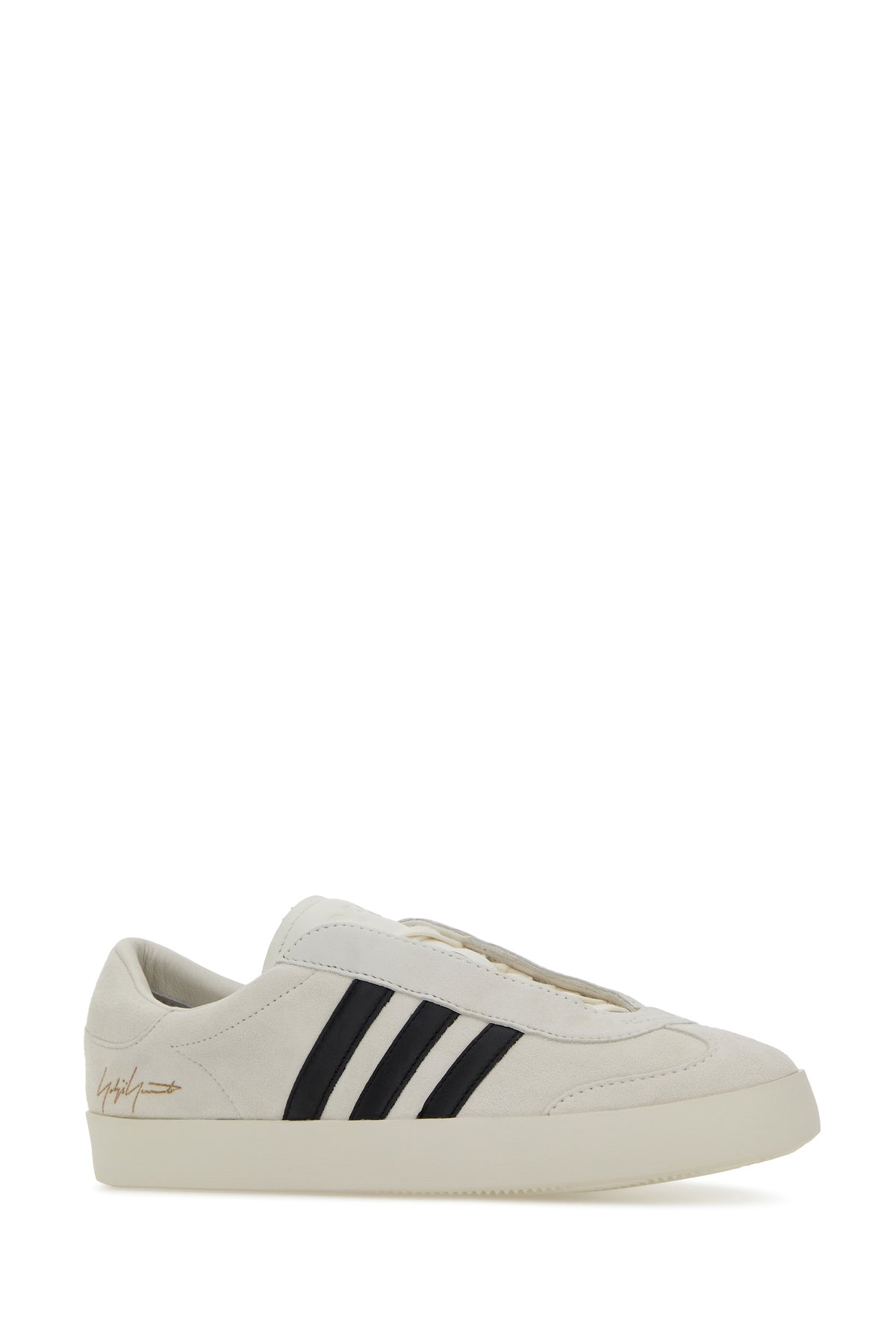 Y3 YAMAMOTO Sneakers Y-3 Gazelle in pelle scamosciata bianca, view 2