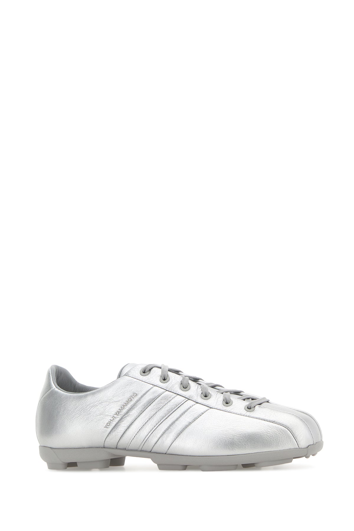 Y3 YAMAMOTO Sneakers Y-3 Field in pelle argento, view 2