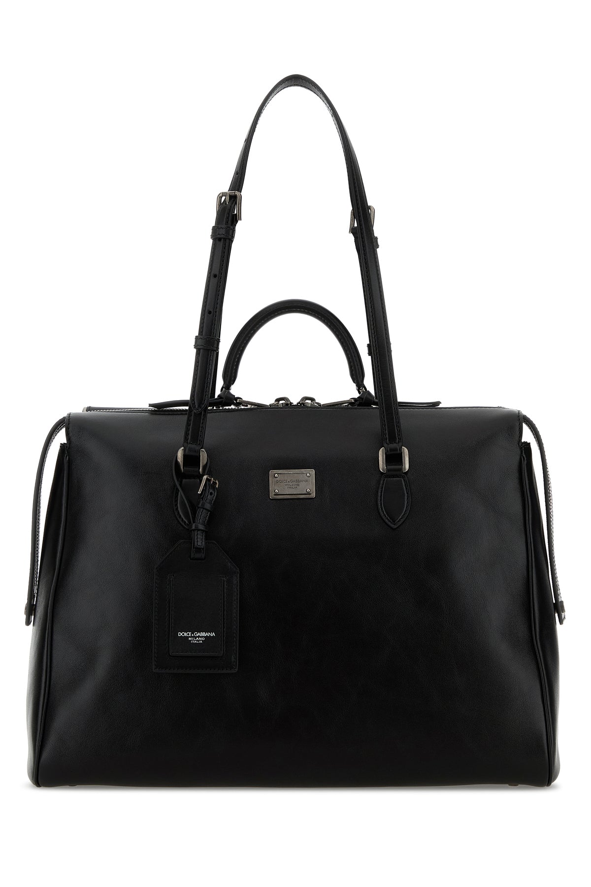 Dolce & Gabbana Borsa shopping Vittoria in pelle nera