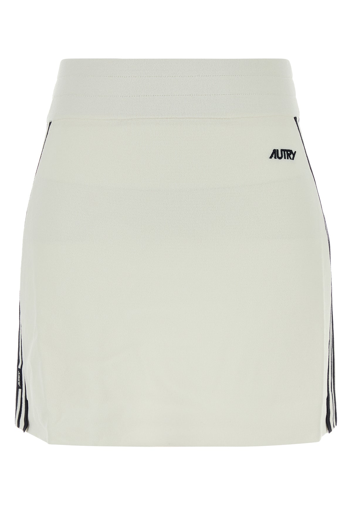 Autry Minigonna in maglia bianca