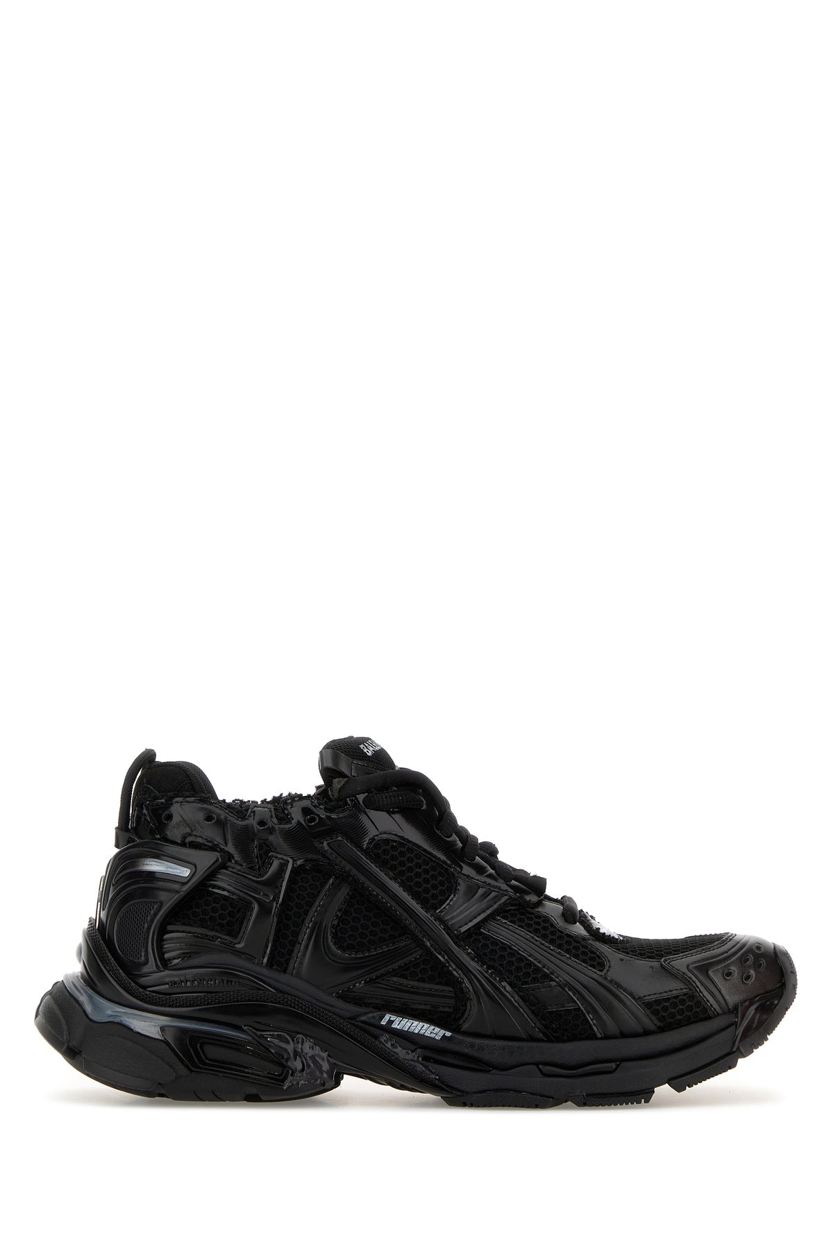 Balenciaga Sneakers Runner LED nere in rete e gomma