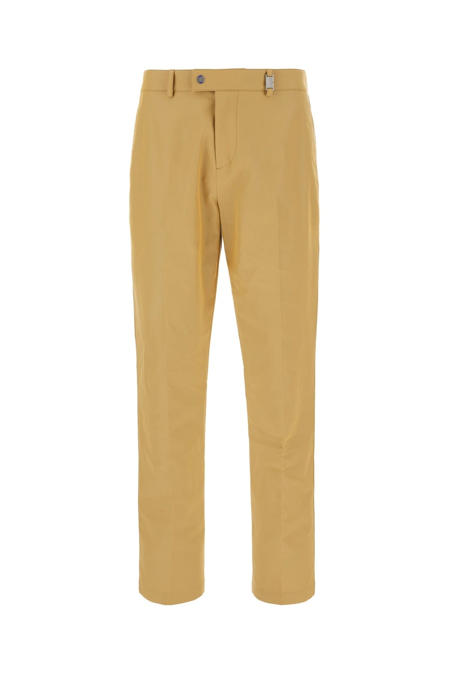 Burberry Pantalone in cotone senape