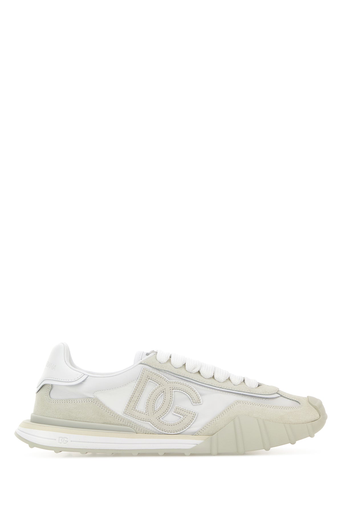 Dolce & Gabbana Sneakers DG Athletic bicolor in tela e pelle scamosciata